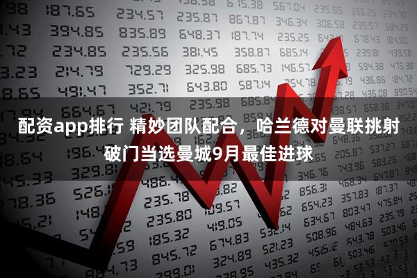 配资app排行 精妙团队配合，哈兰德对曼联挑射破门当选曼城9月最佳进球